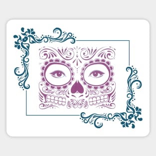 Day of the Dead Beauty Eyes Magnet